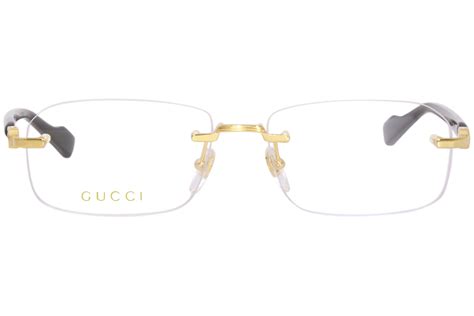 mens gucci eyeglasses|gucci rimless glasses for men.